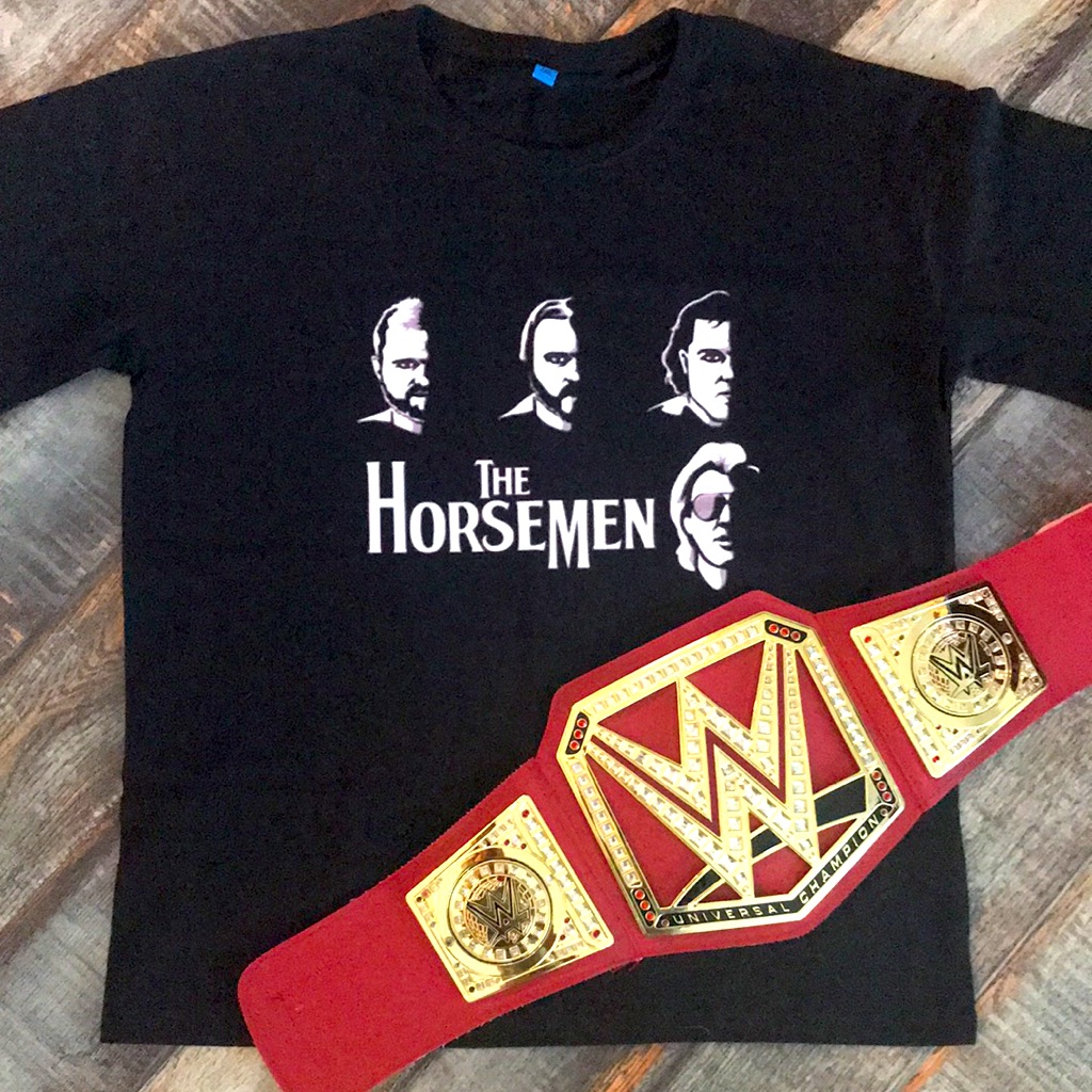 Nwot Wwe The Four Horsemen Black Wrestling T Shirt